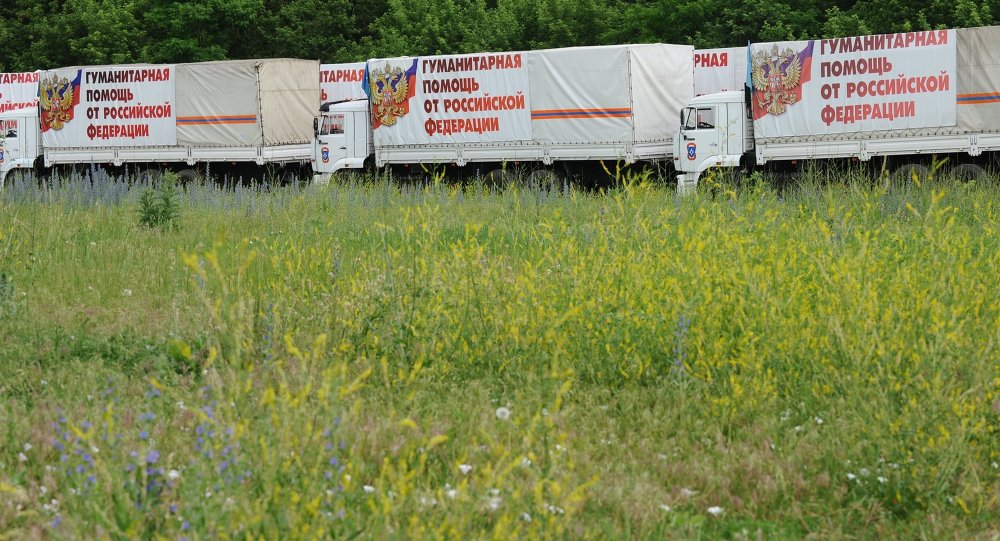 Russia Sends 37th Humanitarian Aid Convoy to Ukraine’s Crisis-Hit Southeast