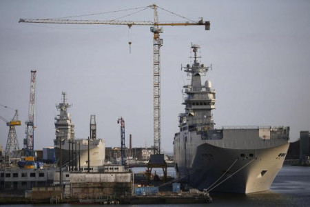 The reason behind France pulling out of the Mistral deal with Russia was pressure from NATO