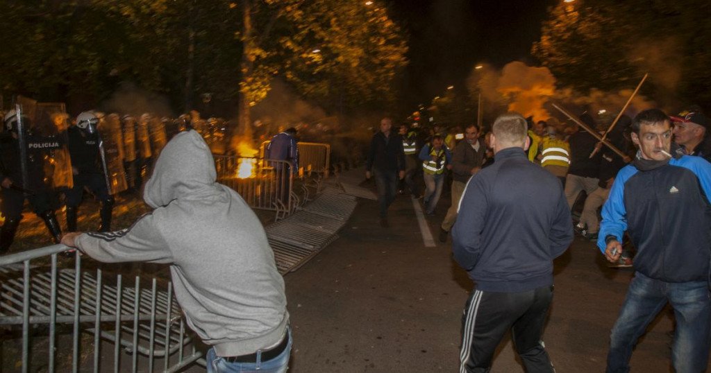 Clashes in Montenegro