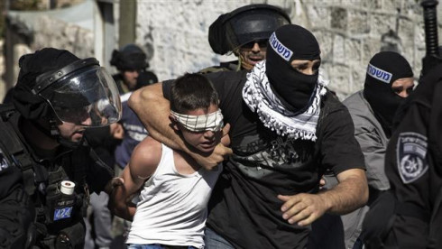 The number of Palestinians arrested by Israeli Forces increases