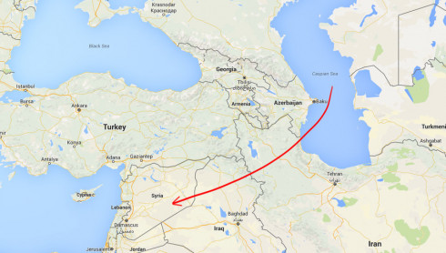 4 Russian Warships Launch 26 Missiles against ISIS from Caspian Sea