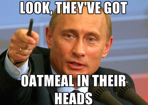 Putin Calls US, Allies "Oatmeal Heads" On Syria