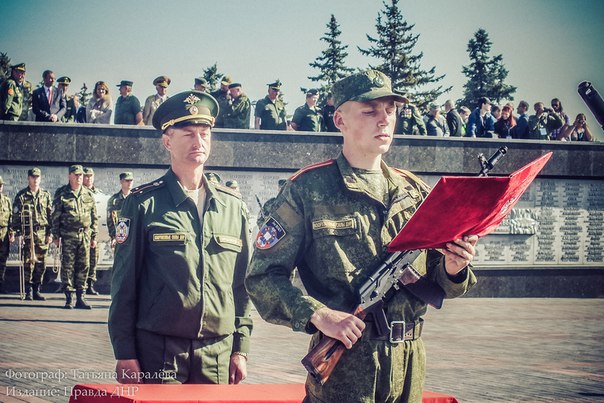 First 125 Cadets of Donetsk Military Academy Took Oath for DPR (Photos)