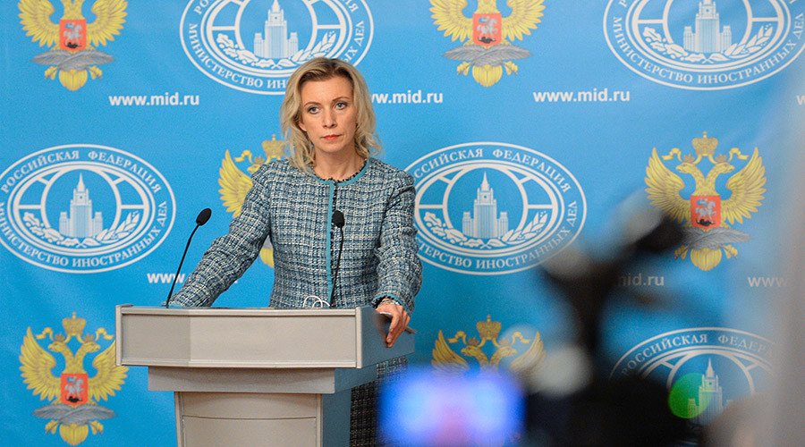 2736597 11/12/2015 The Russian foreign ministry's spokesperson Maria Zakharova seen at a briefing on current political affairs. Alexander Vilf/RIA Novosti