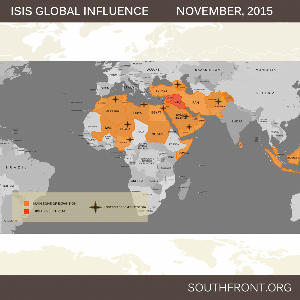 ISIS Global Influence - November, 2015