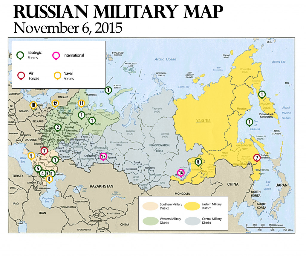 Russia Military Map - Nov. 6, 2015