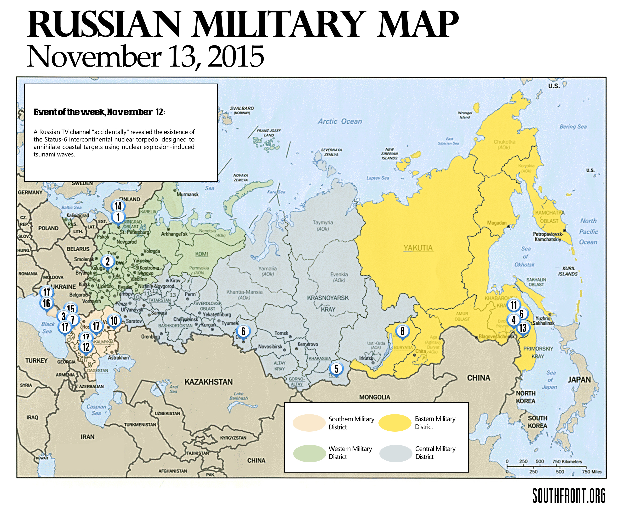 Russia Military Map - Nov. 13, 2015