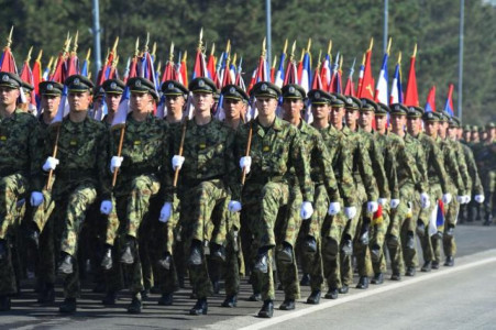 Serbian army celebrates its day