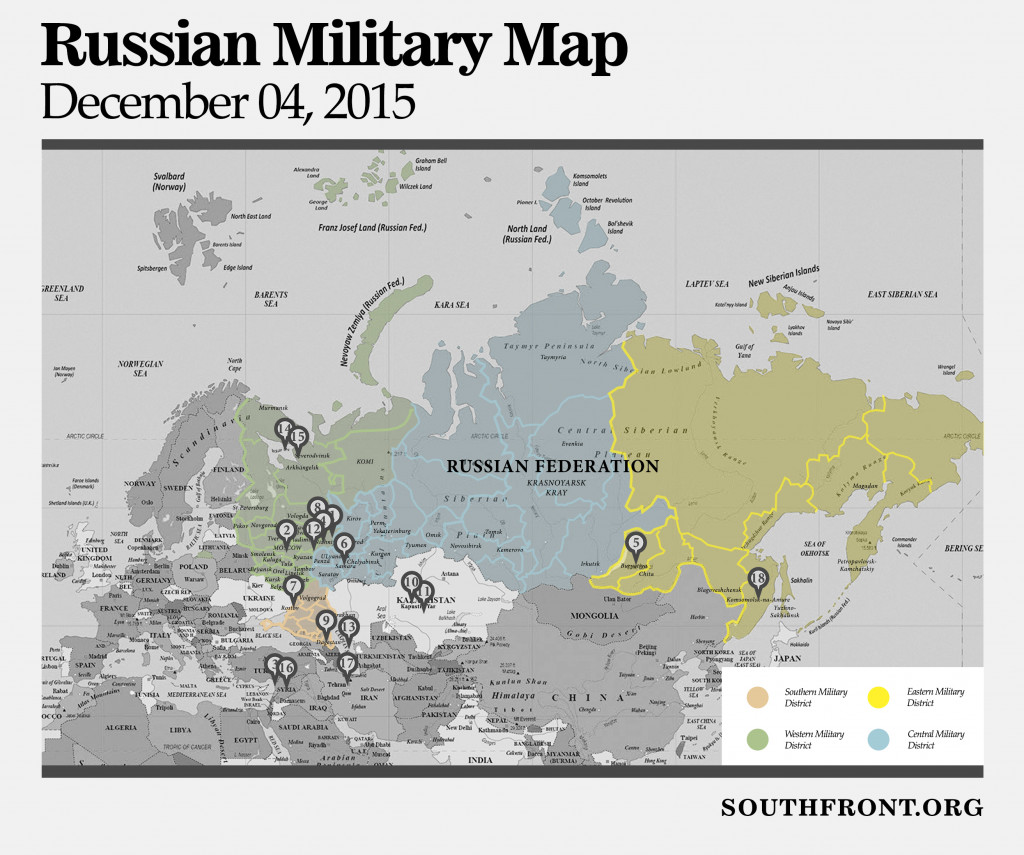 Russia Military Map - Dec. 4, 2015