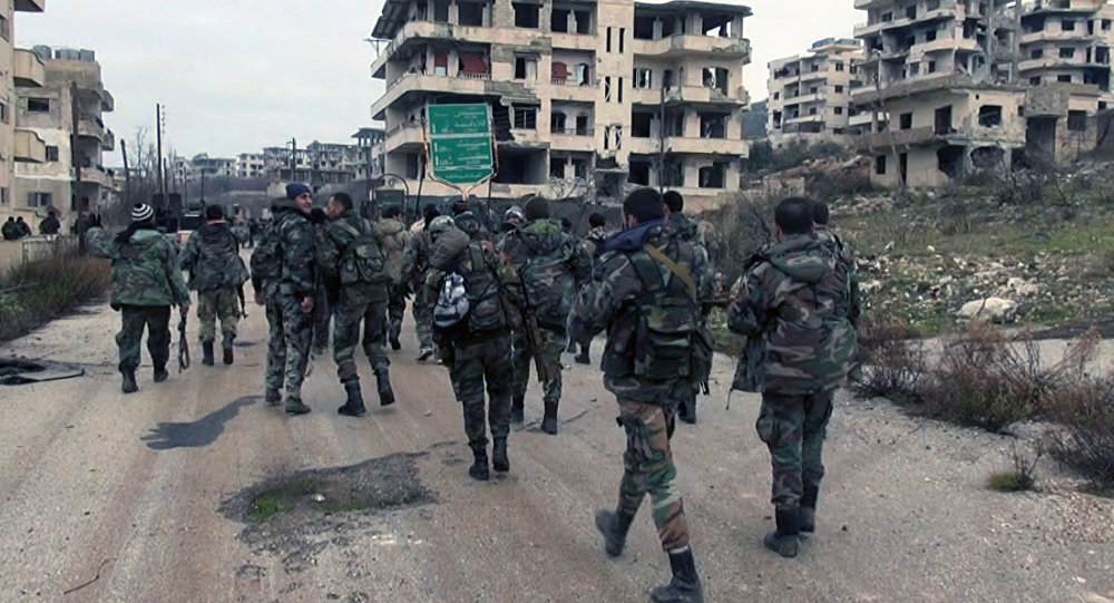Syrian Army crushing terrorists in Aleppo Neighborhoods
