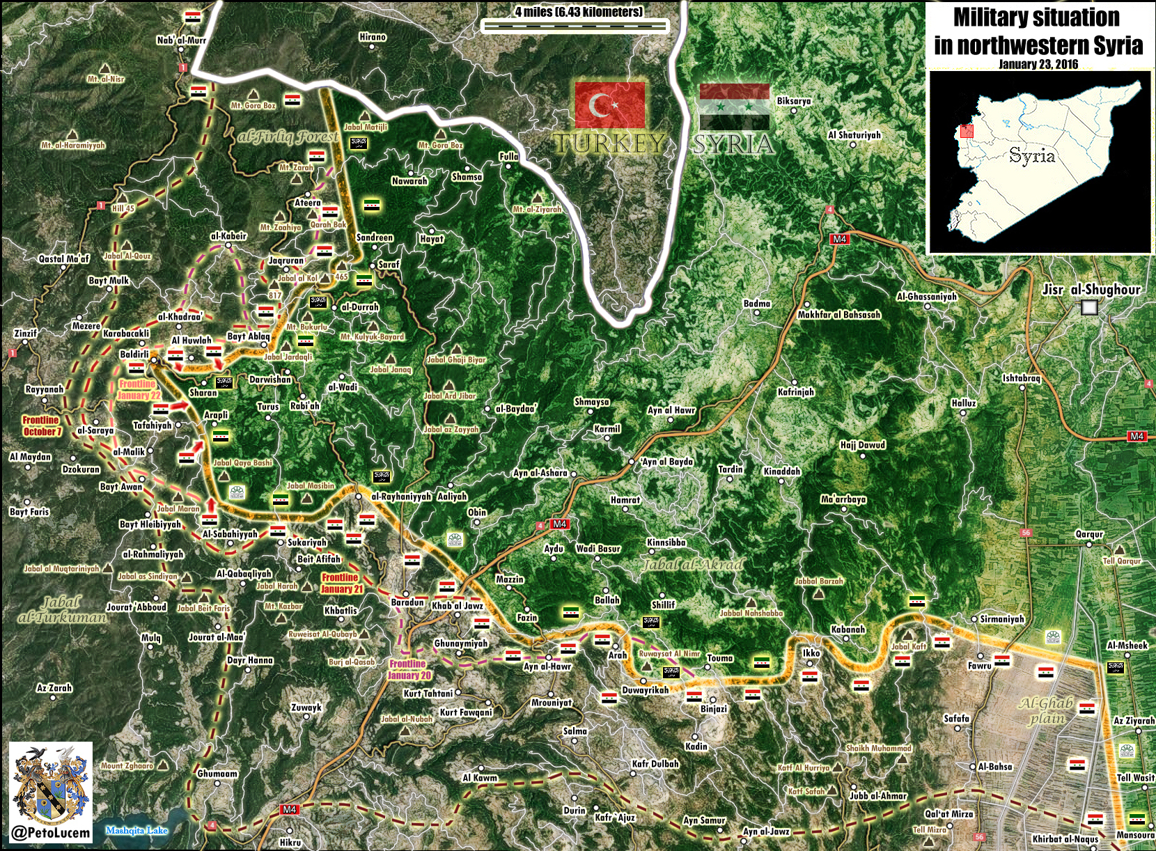 Map: Decisive Days of Battle for Latakia
