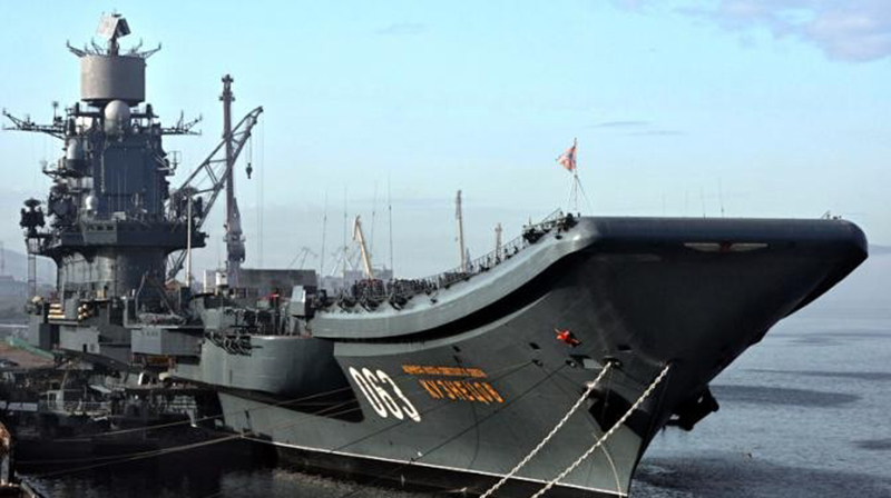 Admiral Kuznetsov preparing for Syria duty