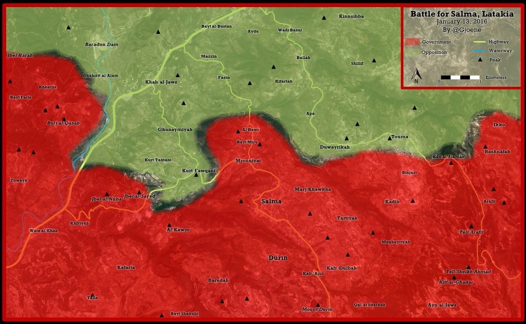 Syrian Army advances to the Turkish border in northern Latakia