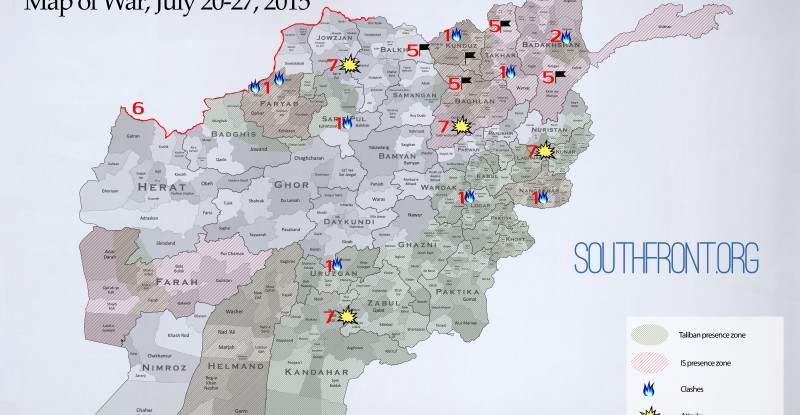 Afghanistan Map of War, July 20-27, 2015