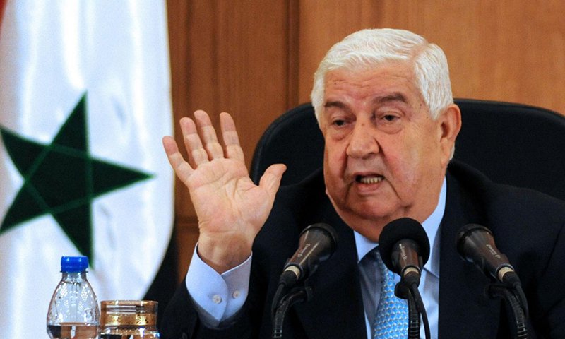 Syrian Foreign Minister Walid al-Moallem AFP/Getty Images
