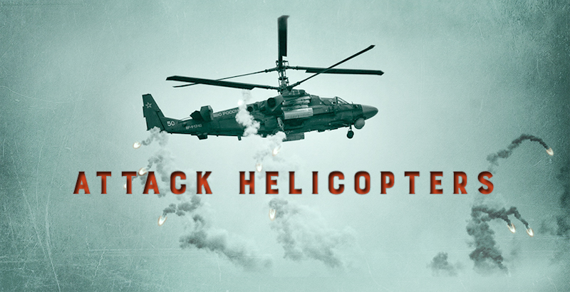 In Video: Russian Ka-52 Helicopters Destroy Command Center & Armored Vehicles Of Kiev Forces