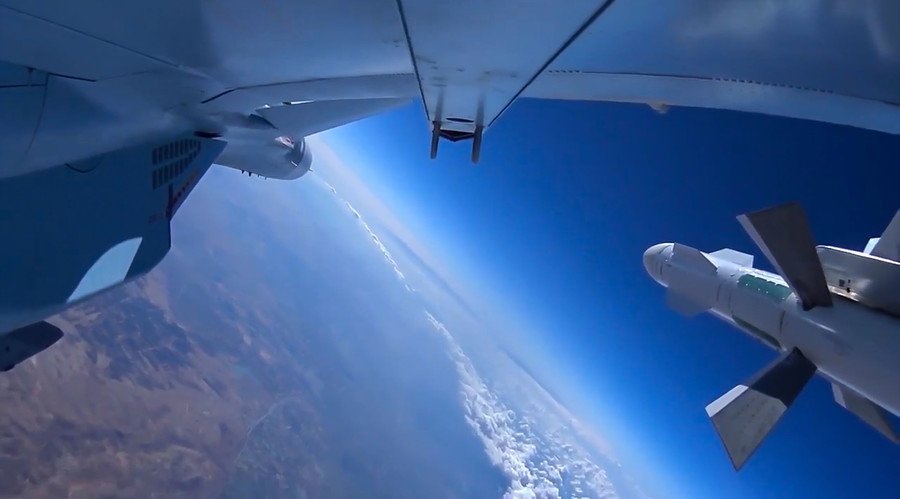 A Russian Aerospace Force jet during a combat mission in Syria. © Sputnik