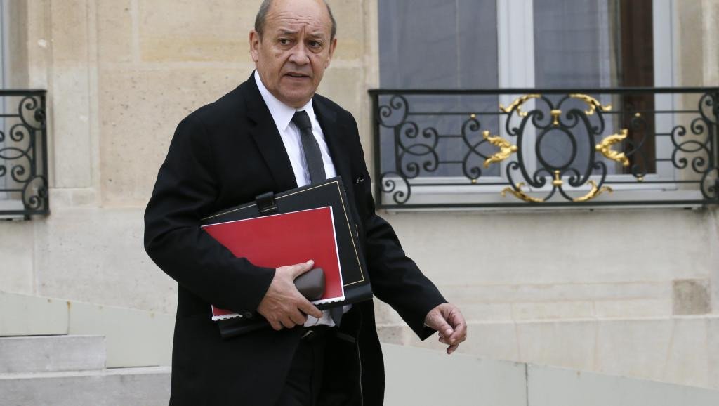 French Defence Minister Jean-Yves Le Drian at the Elysée Palace on 24 March, 2016 Reuters/Gonzalo Fuentes