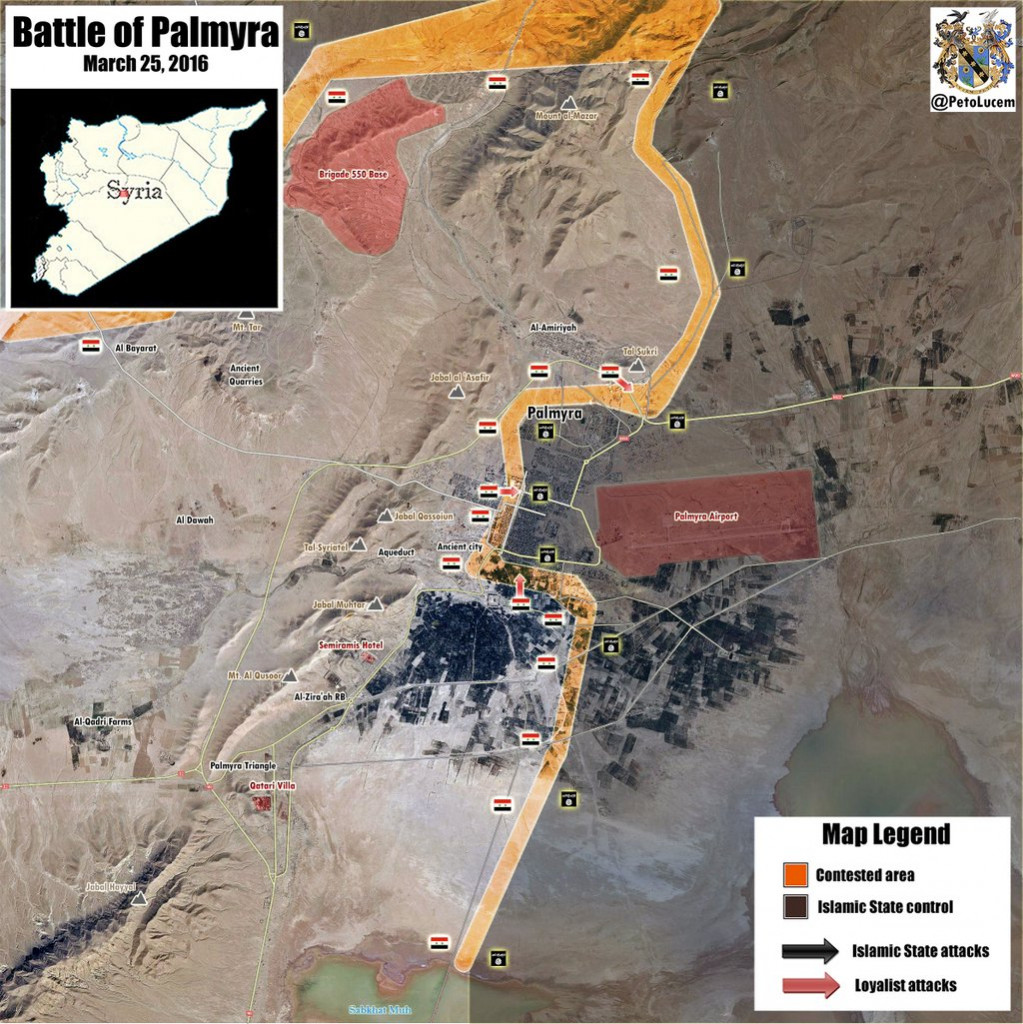 MARCH, 26. Syrian Army Decisive Attack in Palmyra