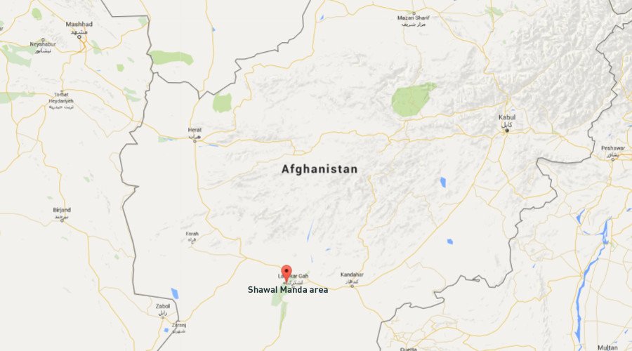 The location on the Shawal Manda area on Google Maps