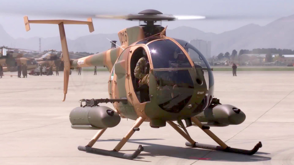 Afghan Air Force Criticize US Made MD Helicopters