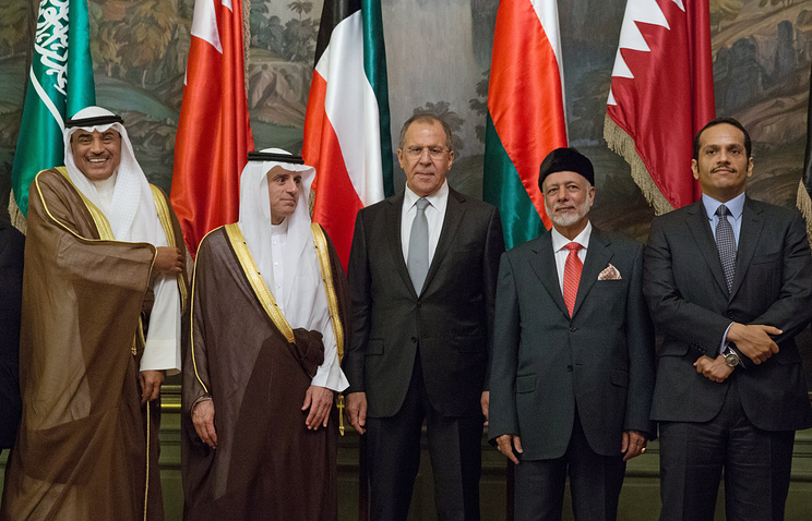 Lavrov and GCC discuss Middle Eastern Crises