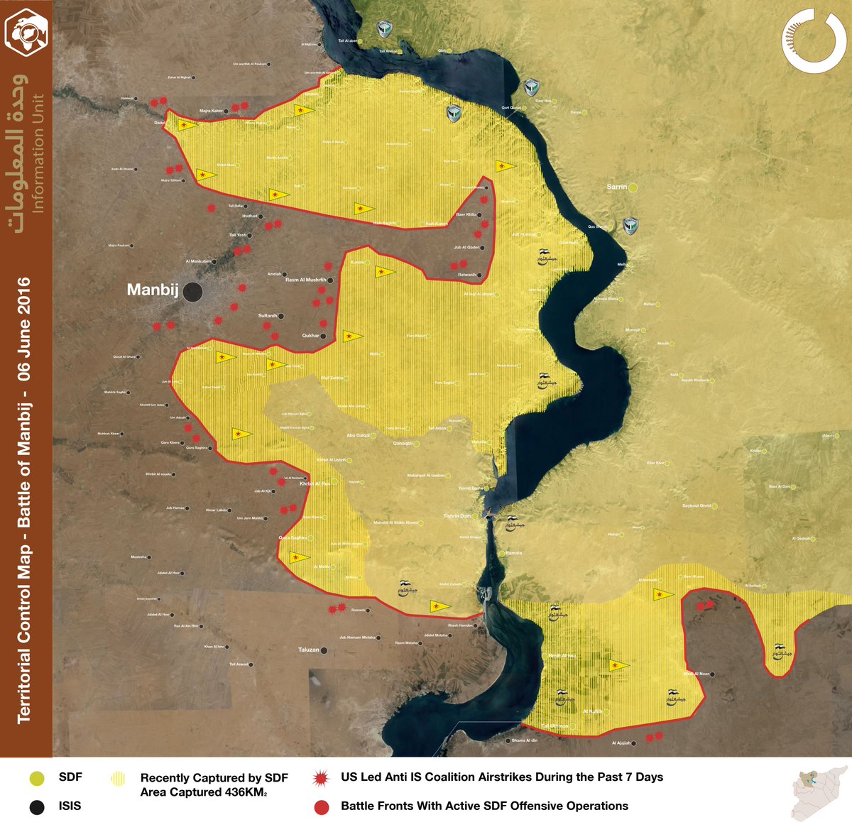 Syria: Battle for Manbij on June 6