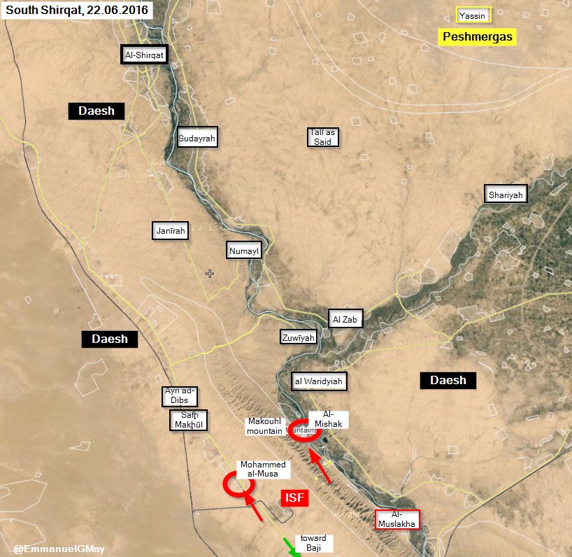 Iraqi Forces Liberate Al-Mishak and Mohammed al-Musa from ISIS