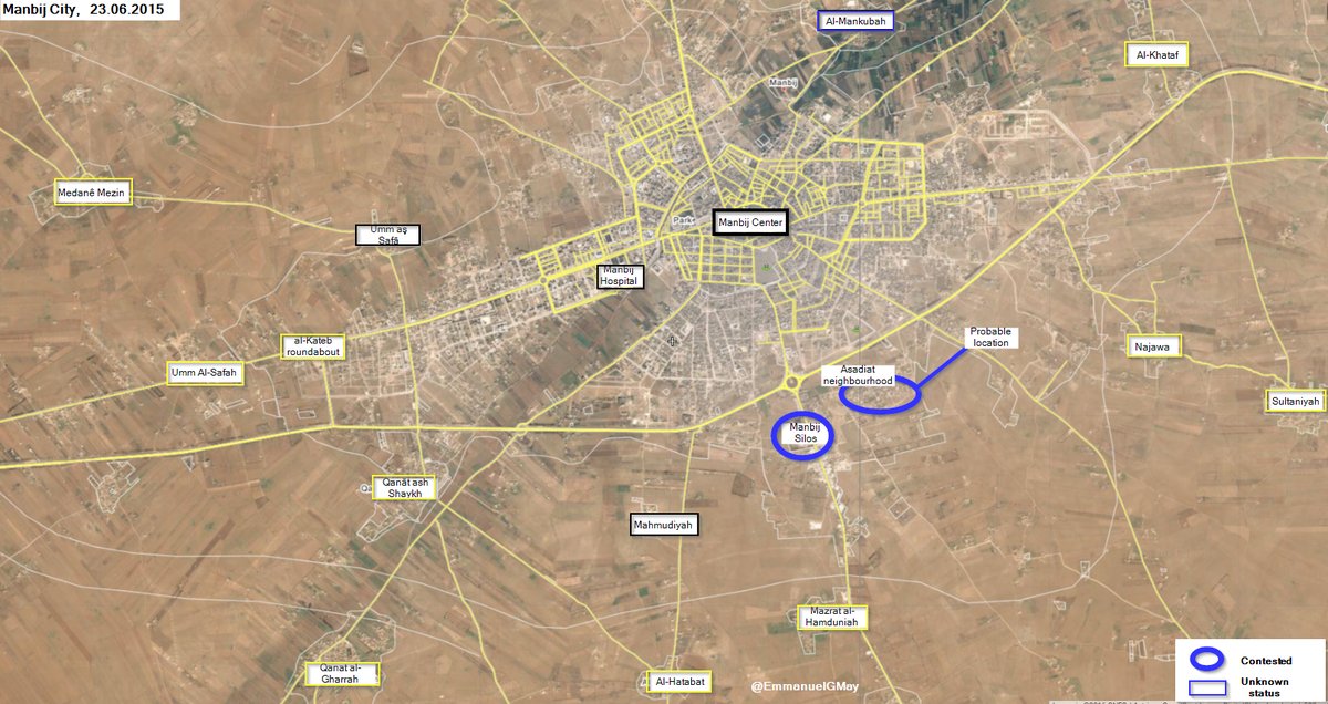 Syrian Democratic Forces Entered Manbij City