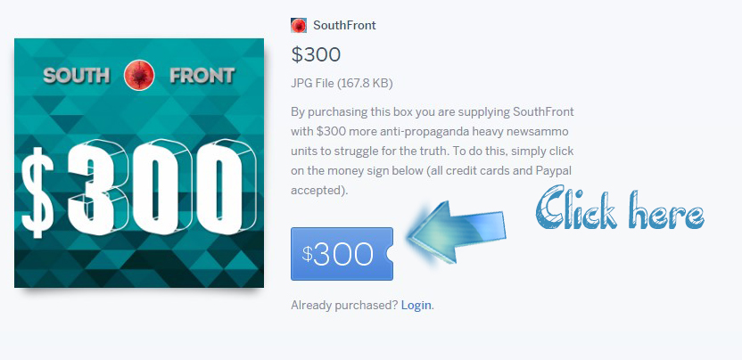 SouthFront Needs Your Support!