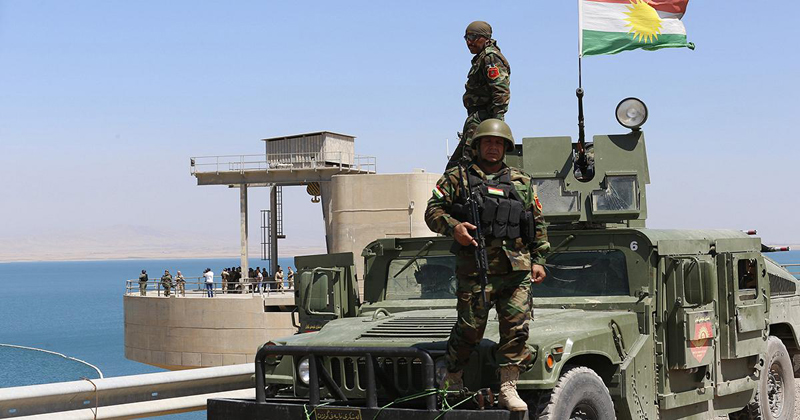 Peshmerga troops receive 54 armored vehicles from the US