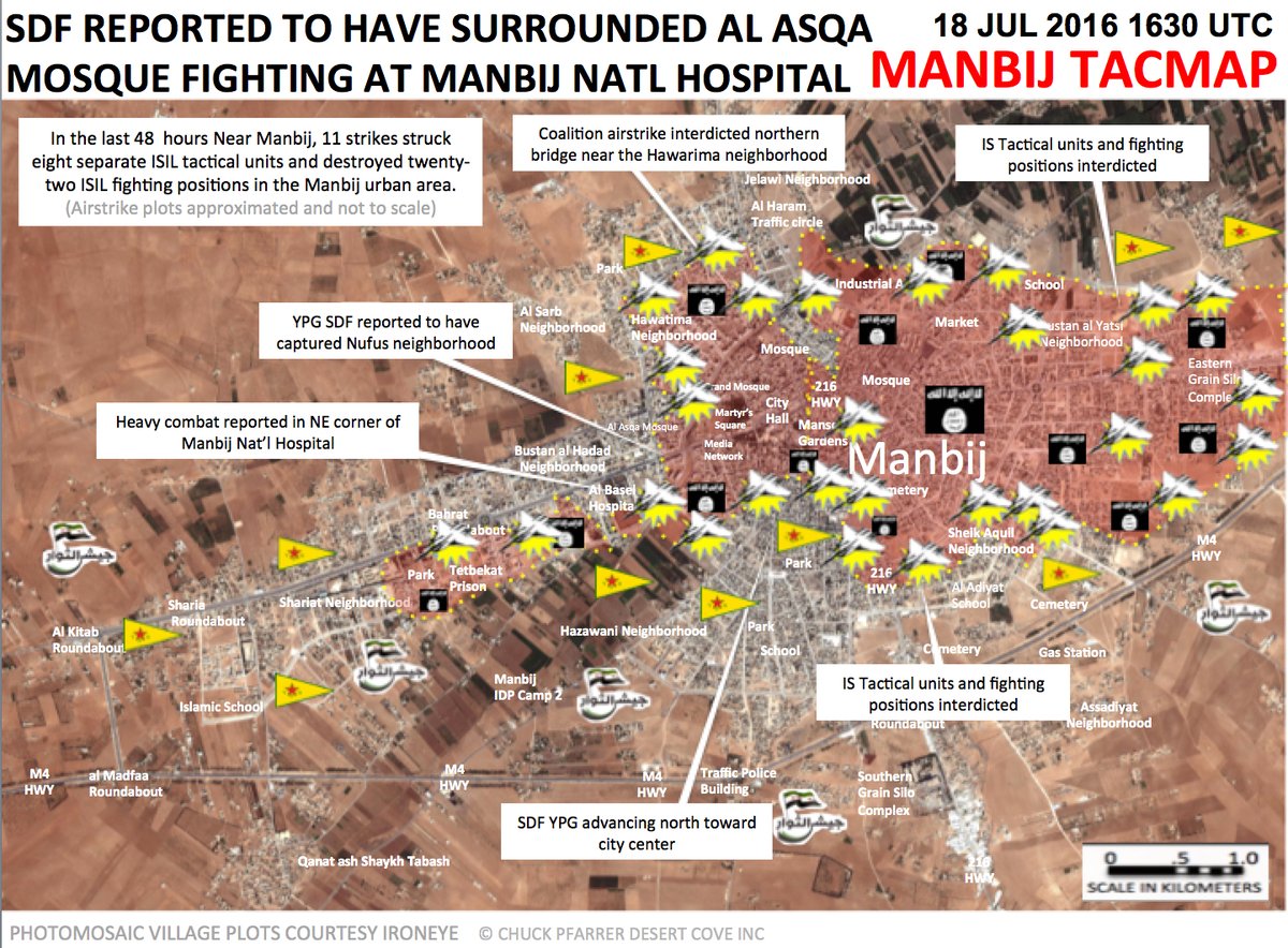 Military situation in Syria's Manbij - Map Update