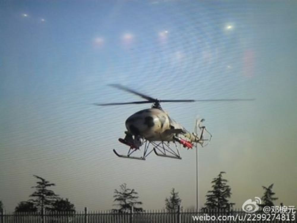 Largest China’s Pilotless Helicopter V750 Begins to Test Fire Anti-Tank Missiles