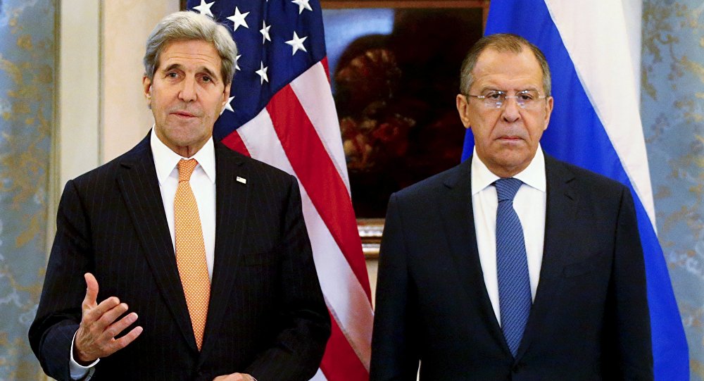 Lavrov and Kerry Negotiating on Action Coordination in Syria