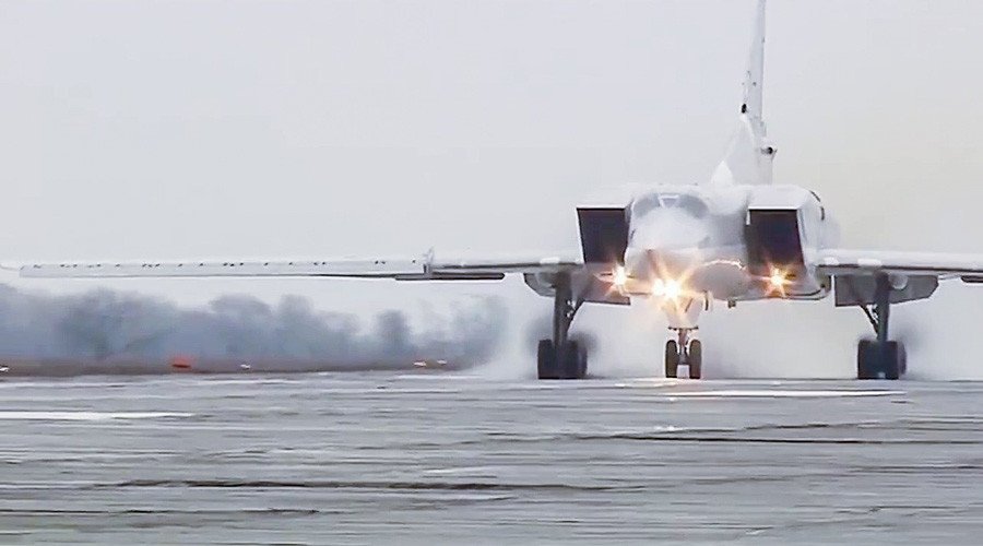 A Tupolev Tu-22 M3 strategic bomber of the Russian Aerospace Force © Ministry of defence of the Russian Federation / Sputnik