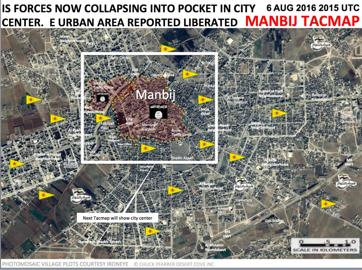 Clashes Ongoing in Manbij Urban Center