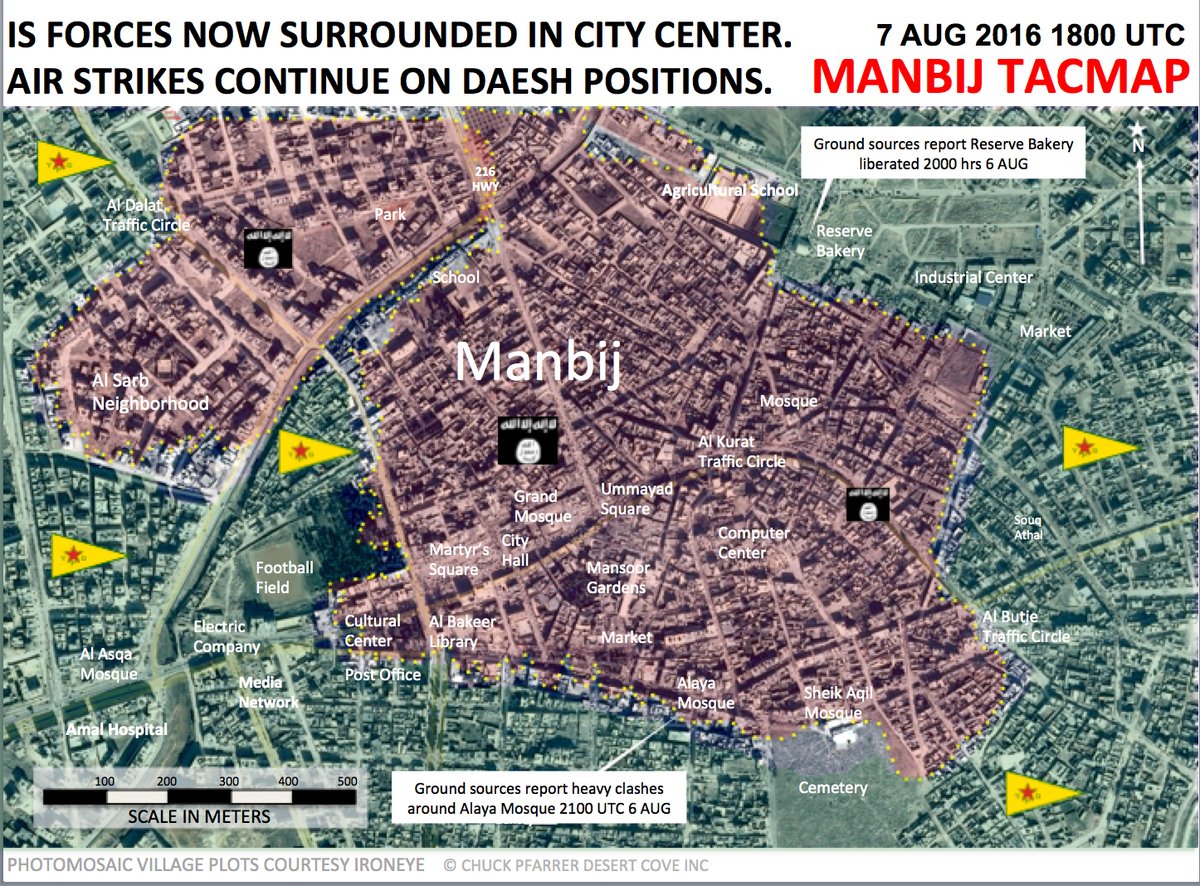 Clashes for Manbij City Center