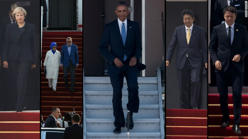 Humiliating Reception: No Ladder & Accompanying Delegation for Obama at G20 Summit (Photo & Video)