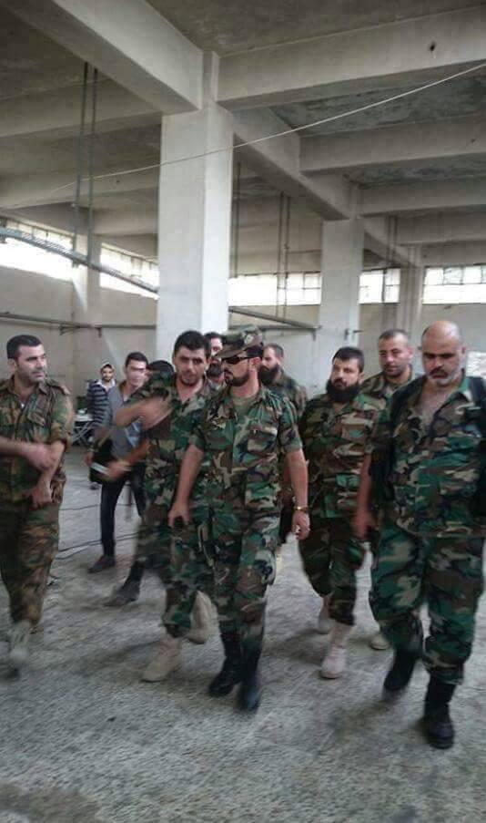 The Syrian army's Tiger Forces in the Ramouseh Artillery Base