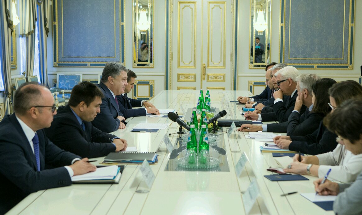 Poroshenko Culturally Sent Heads of German & French Foreign Ministries in Hell