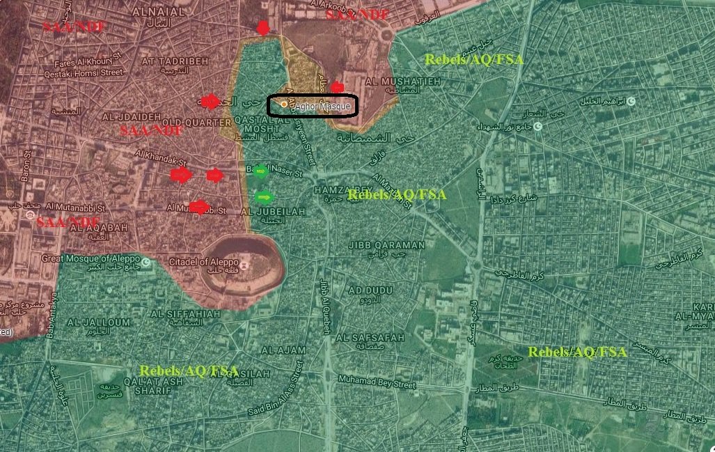 Overvew of Military Situation in Aleppo City on September 28