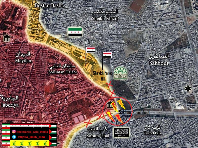Overview of Military Situation in Aleppo City on October 7, 2016