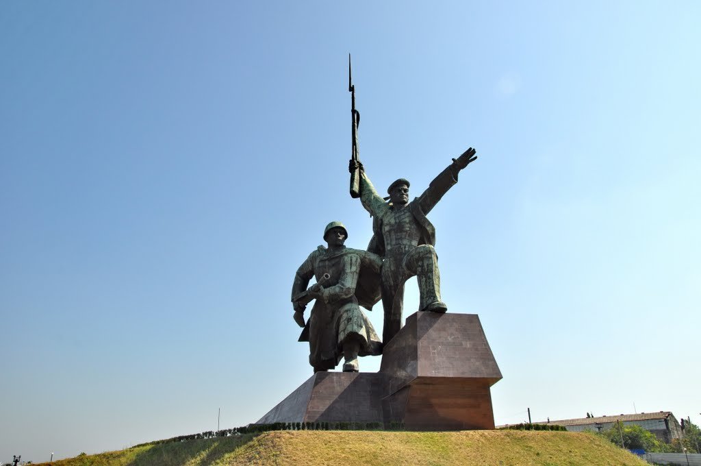 Monument to defense of Sevastopol in the second world war 1941-1942