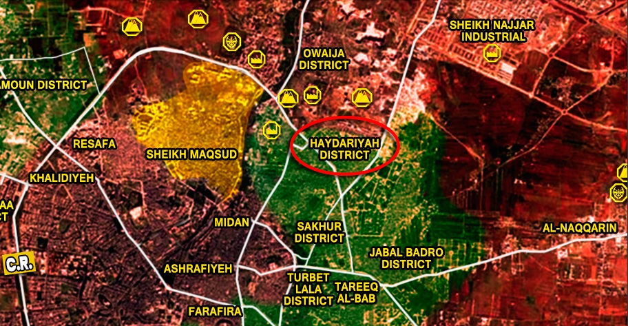 Syrian Army & Paletsinian Militias Advancing in Northern Aleppo