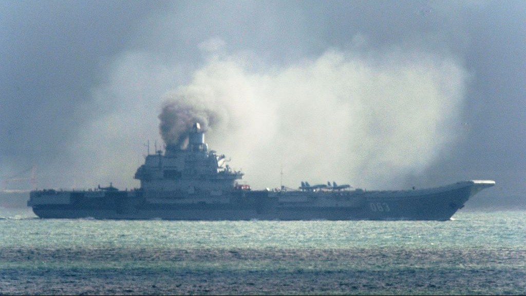 Russian Military Confirms Its Battle Group Off Syrian Coast, Aircraft Taking Off From Admiral Kuznetsov's Deck to View Conflict Zone