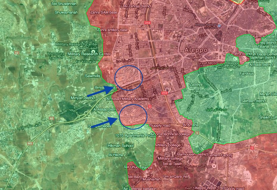 Overview of Military Situation in Aleppo City on November 3, 2016: Al-Nusra & Co Launch '2nd Phase' of Their Offensive