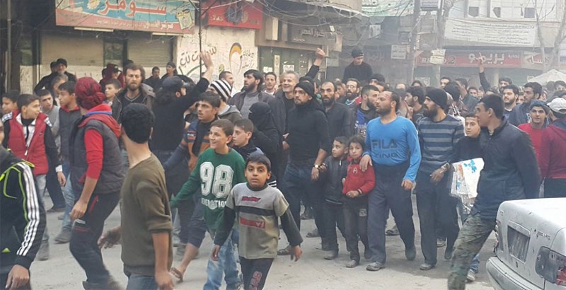 Terrorists Shoot Protester Civilians Dead in Aleppo: 27 Killed, 40 Wounded (Video)