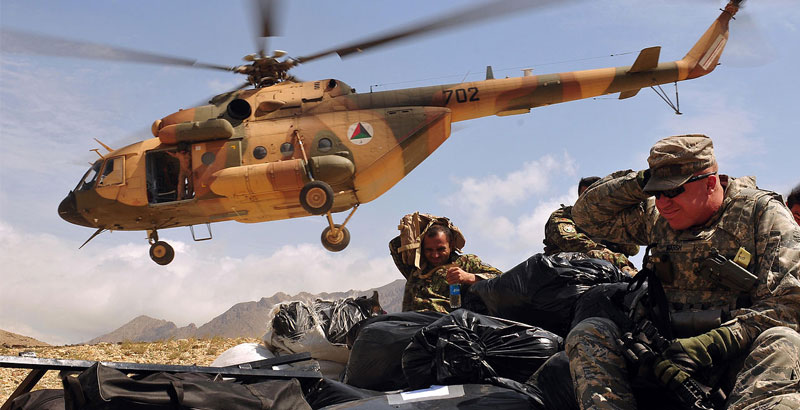 Taliban & ISIS Take Responsibility for Downed Afghan Combat Helicopter