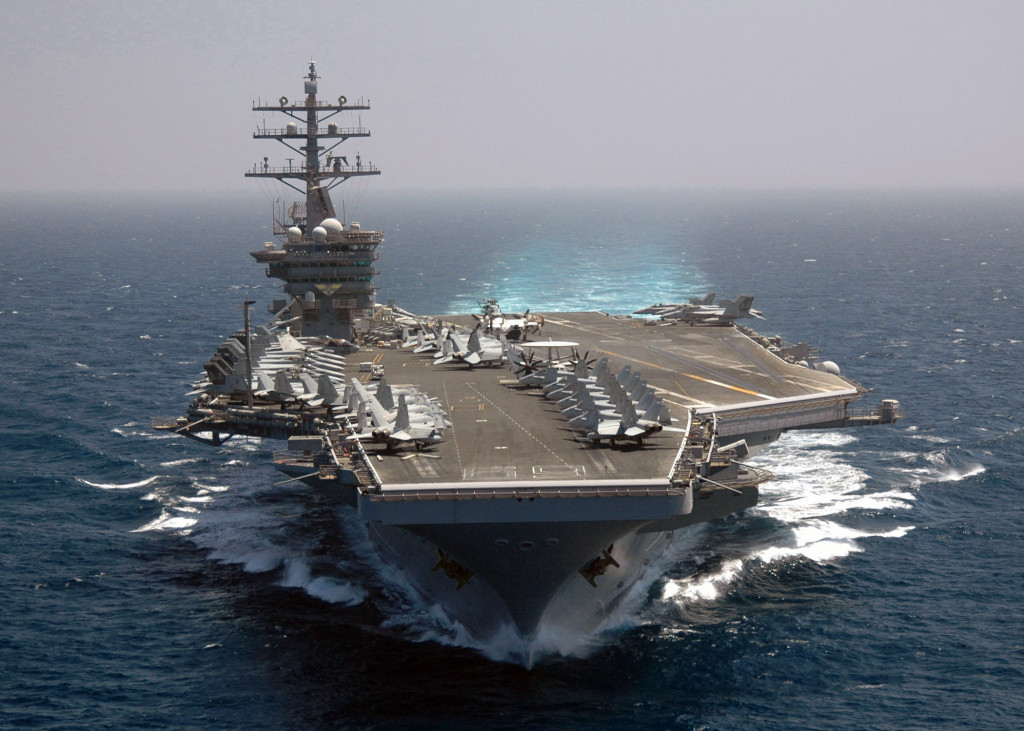 No US Navy Carrier Strike Group in Middle East Now