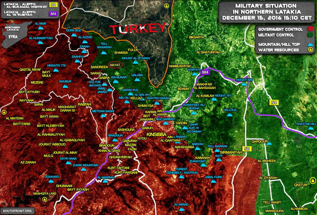 Syrian Army Raids al-Nusra (al-Qaeda) Positions In Northern Latakia
